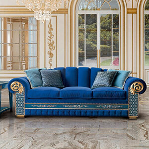 Aparador madera 13 cajones blanco decapé